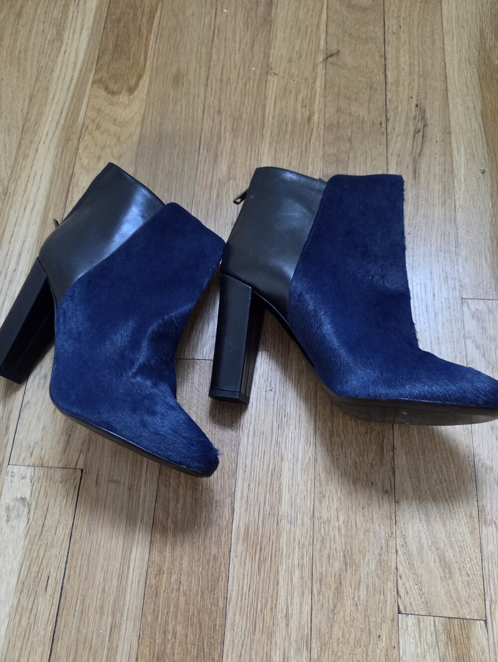 J Crew Calf Hair Booties